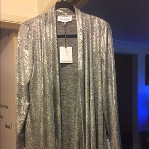 Calvin Klein silver jacket